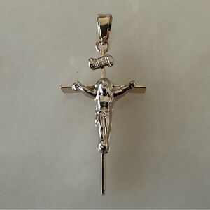 14k Solid Gold Jacmel Crucifix
